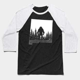 New Mexico Bigfoot Sasquatch Baseball T-Shirt